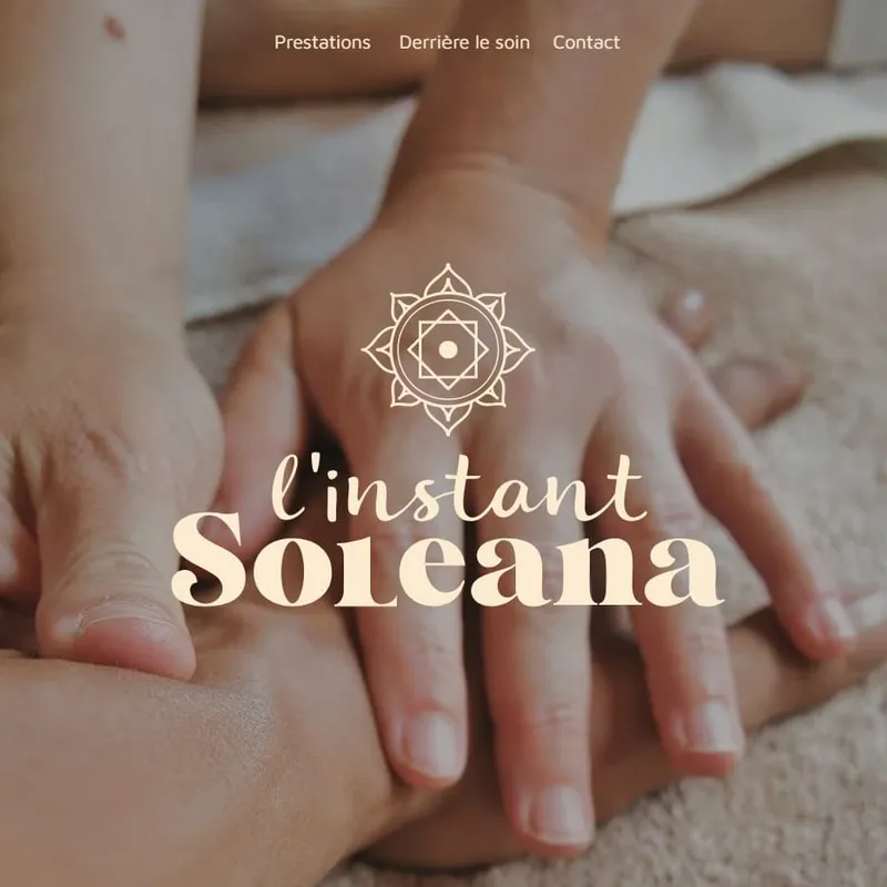 Présentation des soins et prestations de l'Instant Soleana.